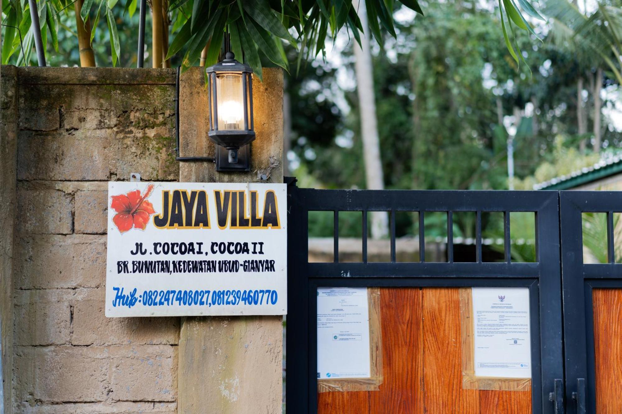 Jaya Villa Ubud Exterior foto